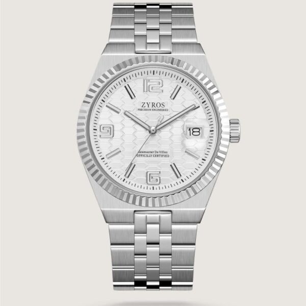 ساعة رجالية ستيل بلون فضي | ZAS816M