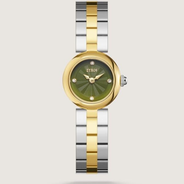 ساعة عِزه النسائية ستيل بلون ذهبي وفضي | ZAS830W