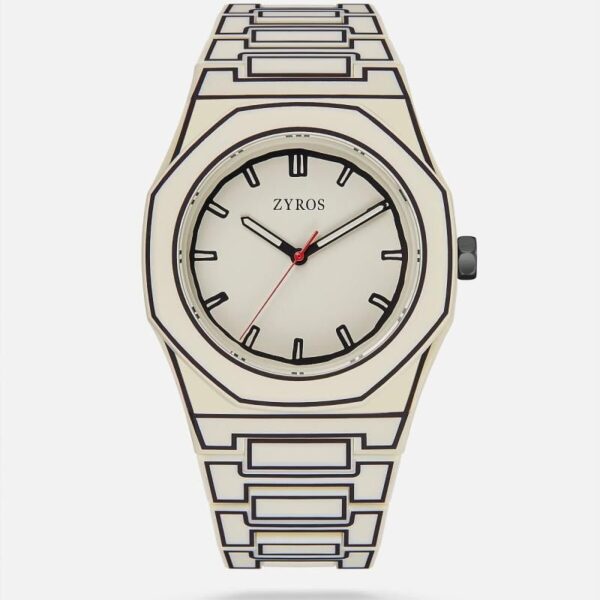 ساعة رجالية مميزة باللون البيج | ZPP007M