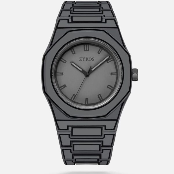 ساعة رجالية مميزة باللون الرمادي | ZPP007M