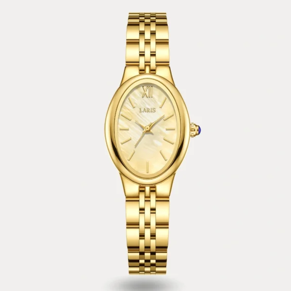 ساعة ترف النسائية باللون الذهبي | LAS017L