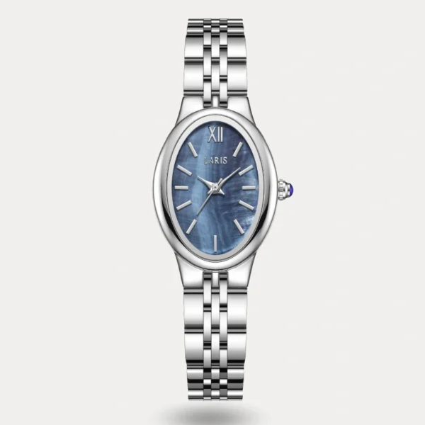 ساعة ترف النسائية باللون الفضي | LAS017L