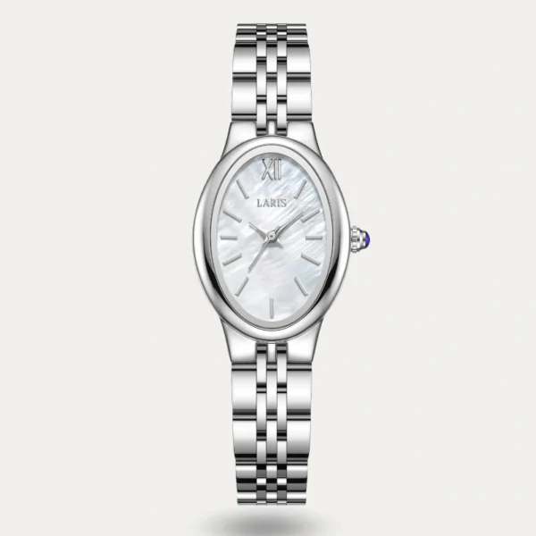 ساعة ترف النسائية باللون الفضي | LAS017L