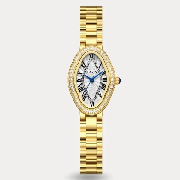 ساعة شيخة النسائية باللون الذهبي | LOS010L