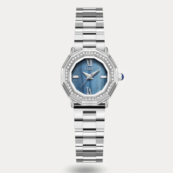 ساعة ريفال النسائية باللون الفضي | LOS013L