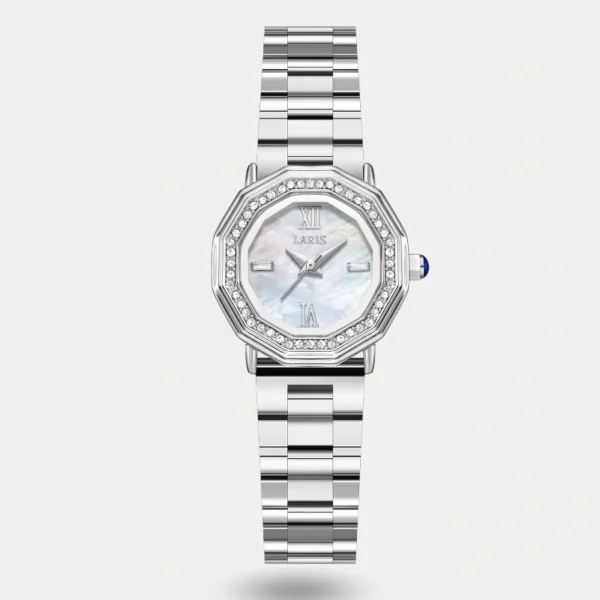 ساعة ريفال النسائية باللون الفضي | LOS013L