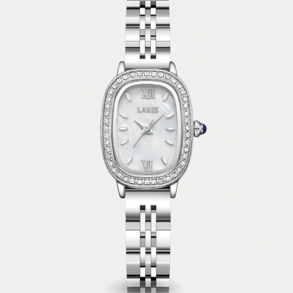 ساعة مريم النسائية باللون الفضي | LOS014L